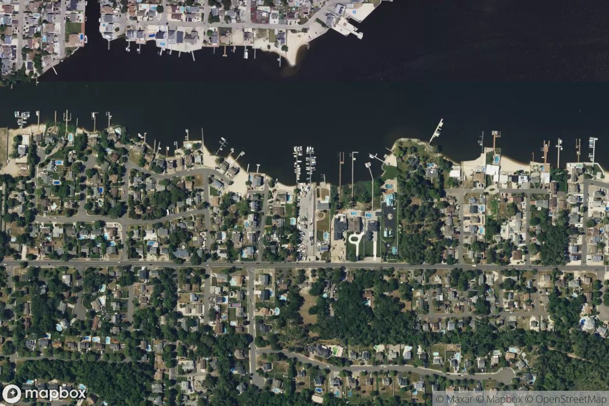 Satellite view of Marina at 40.0172, -74.1273