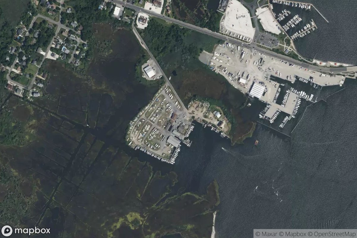 Satellite view of Marina at 40.0392, -74.0629
