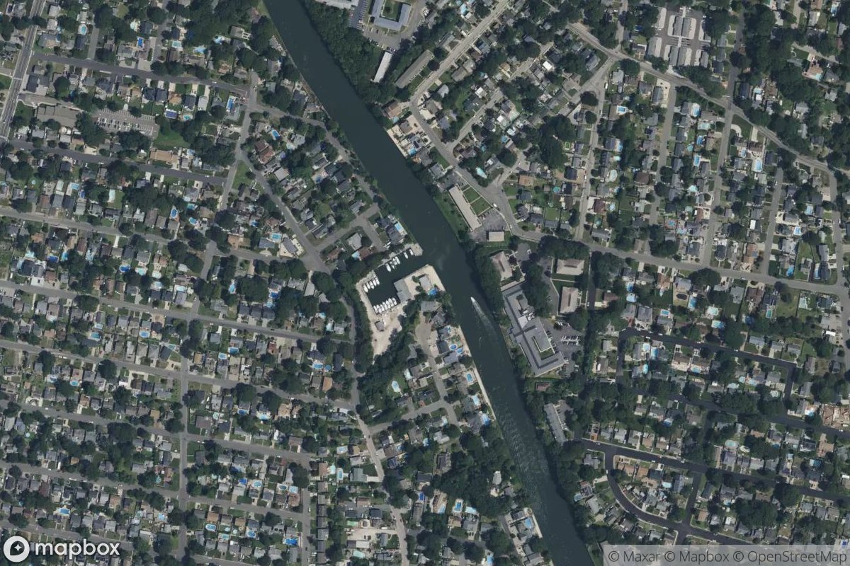 Satellite view of Marina at 40.0760, -74.0628