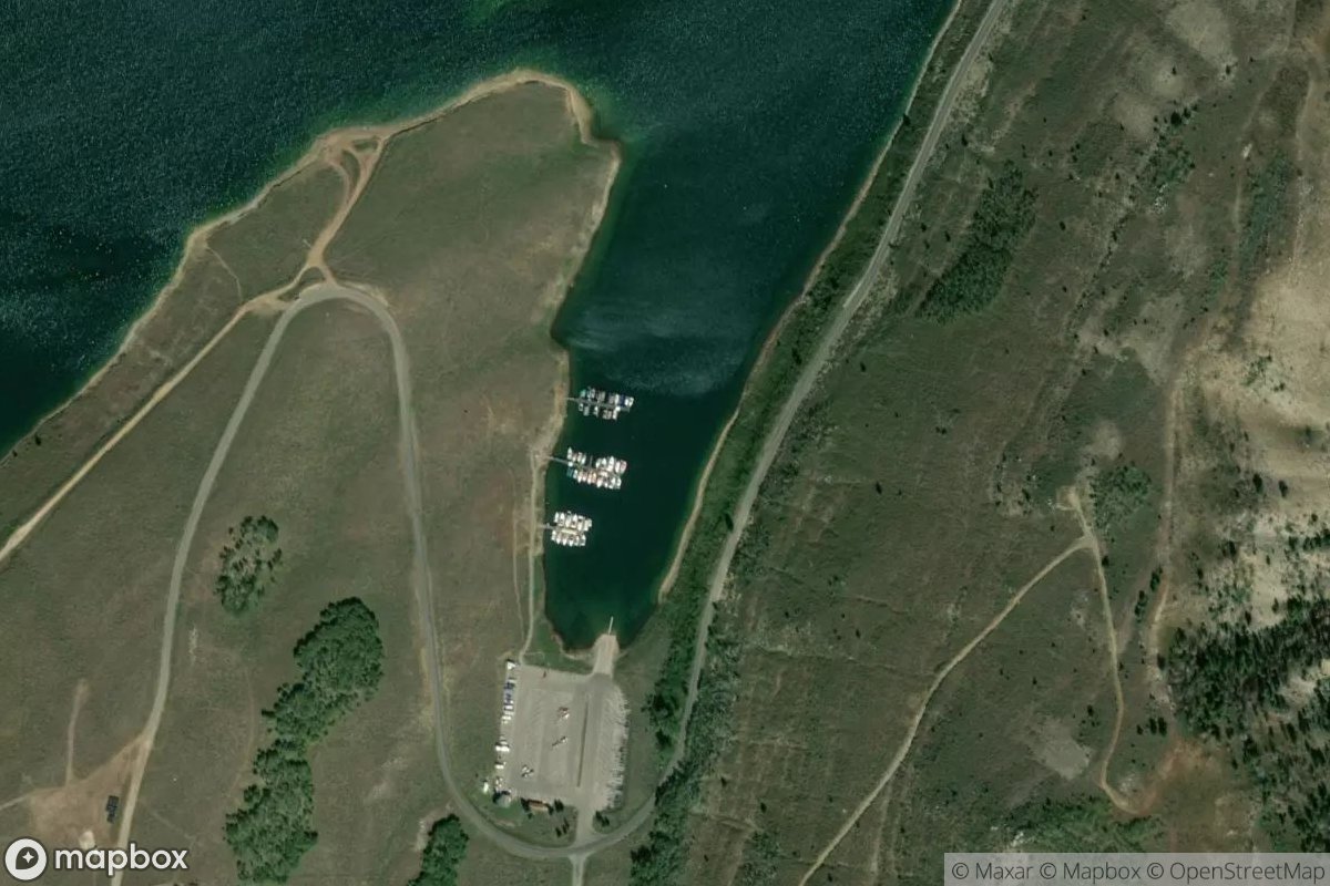 Satellite view of Marina at 40.1297, -111.0353