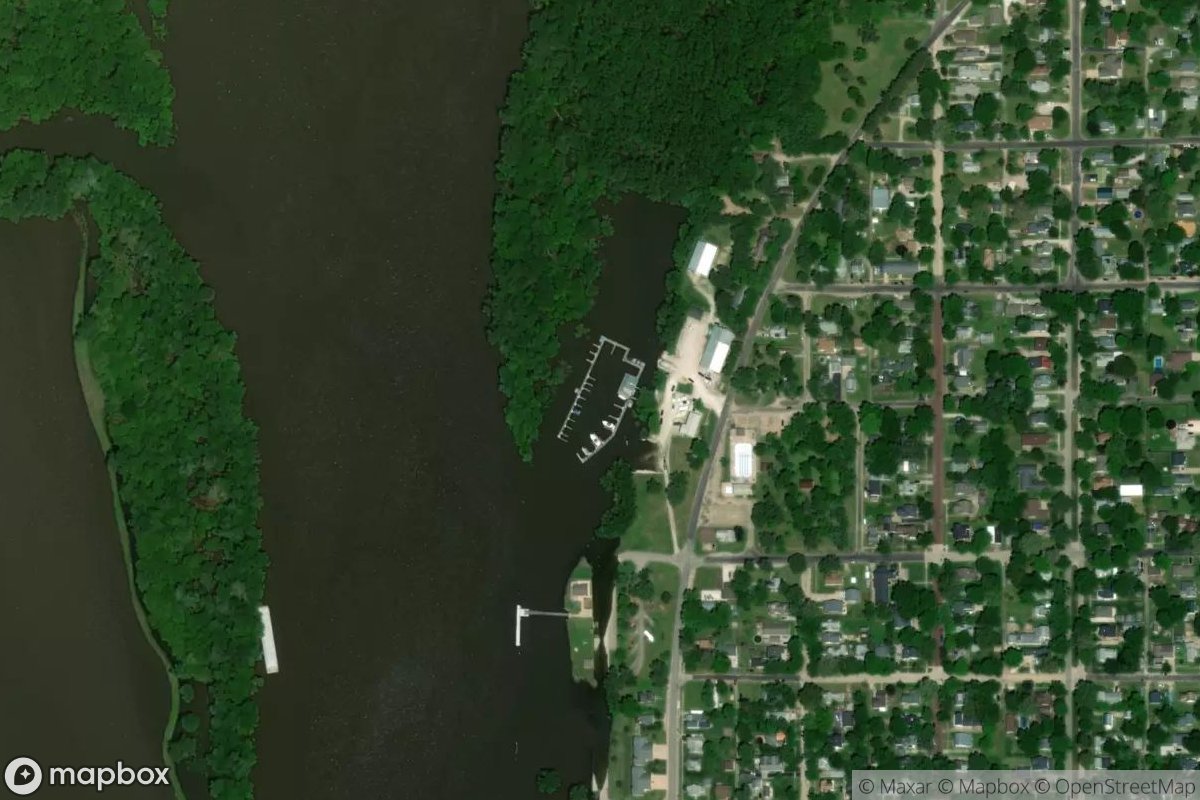 Satellite view of Marina at 40.3057, -90.0659