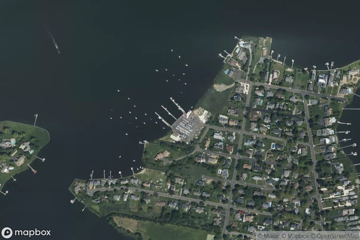 Satellite view of Marina at 40.3293, -74.0055