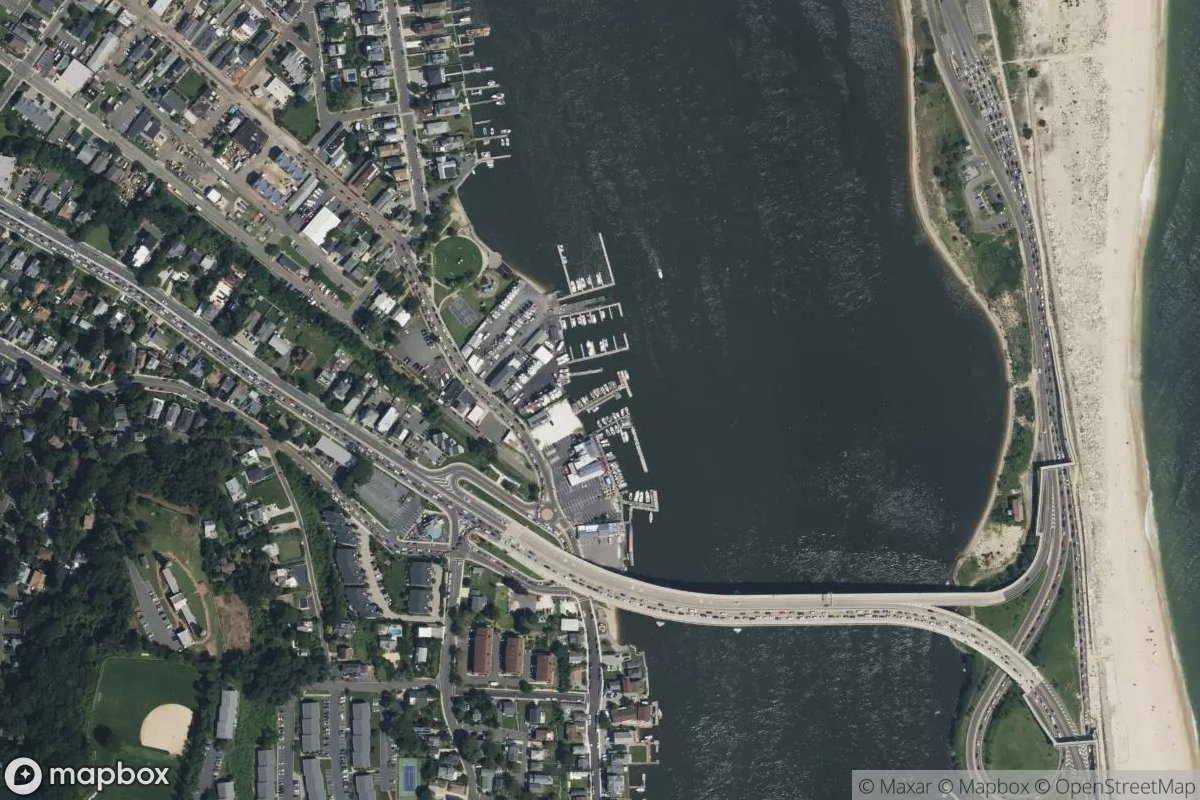 Satellite view of Marina at 40.3979, -73.9812