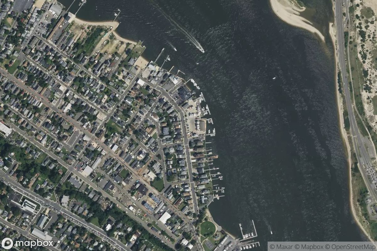 Satellite view of Marina at 40.4017, -73.9834