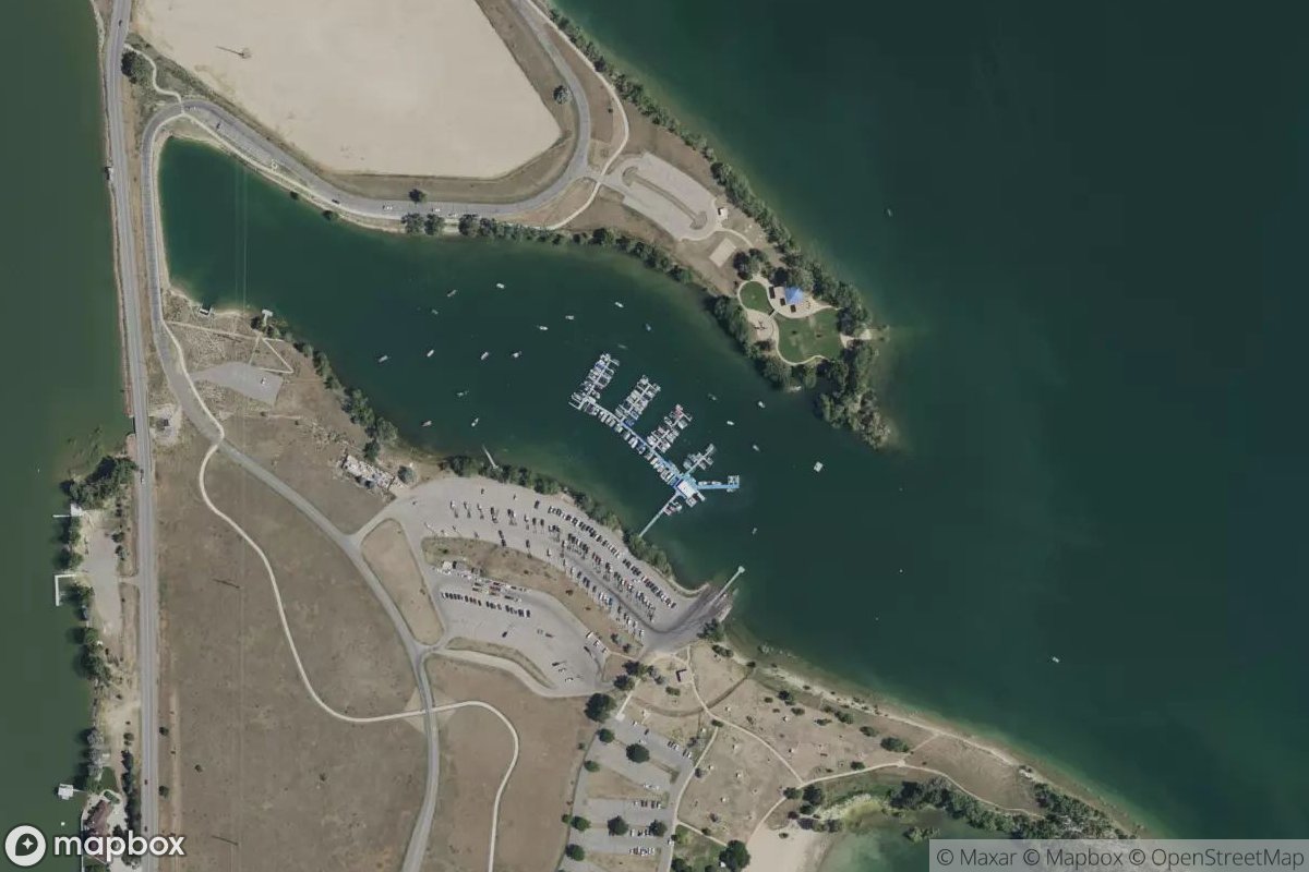 Satellite view of Marina at 40.4387, -105.0404