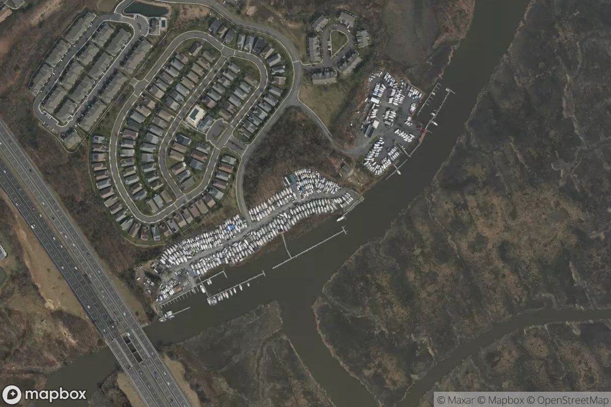 Satellite view of Marina at 40.4564, -74.2696