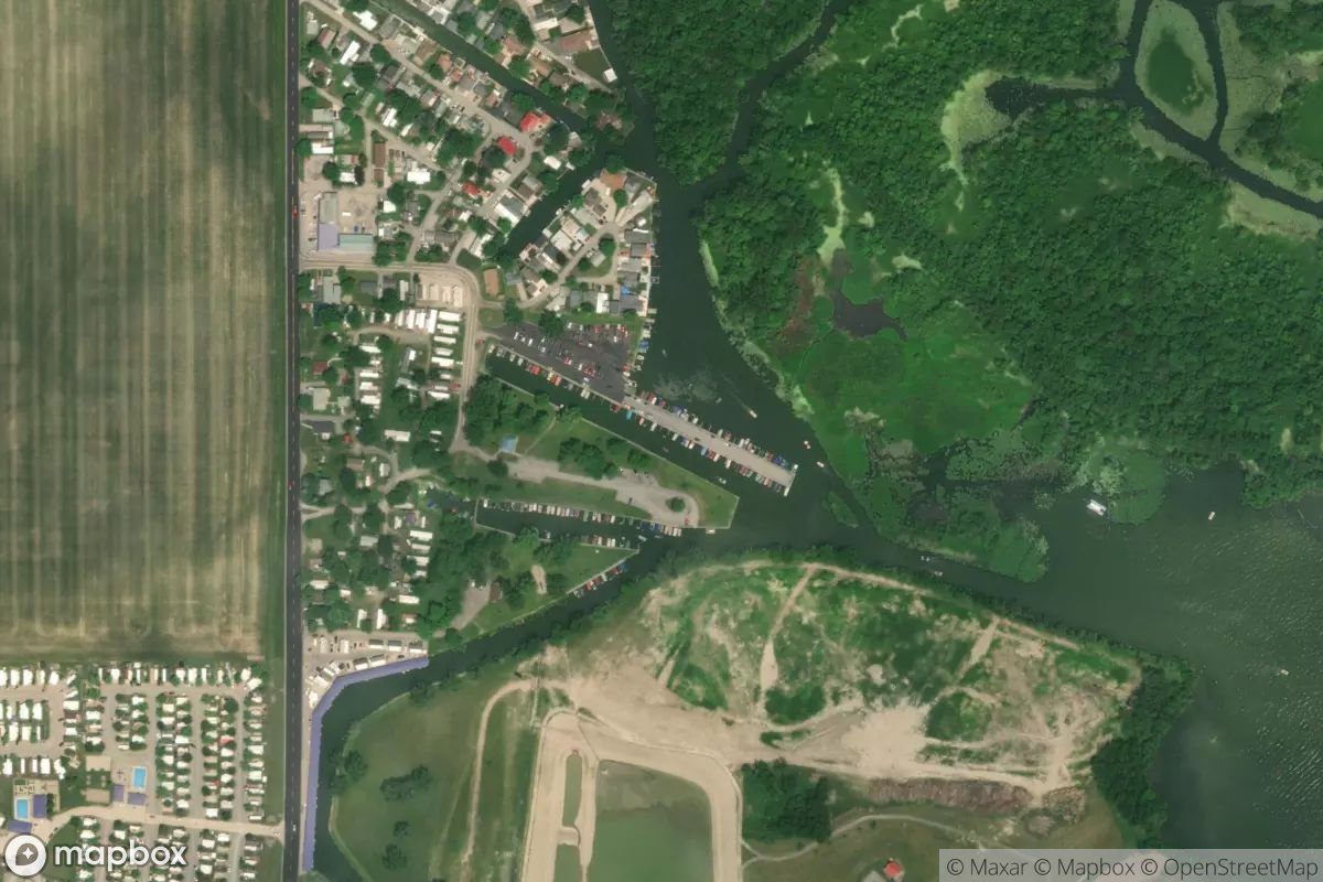 Satellite view of Marina at 40.5052, -83.9140