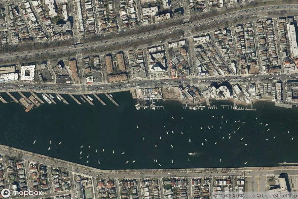 Satellite view of Marina at 40.5833, -73.9407