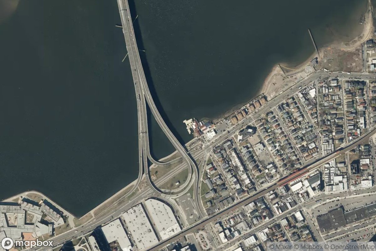Satellite view of Marina at 40.5892, -73.8177