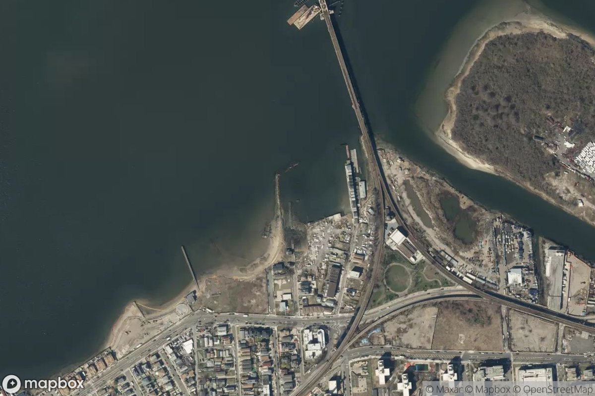 Satellite view of Marina at 40.5925, -73.8111