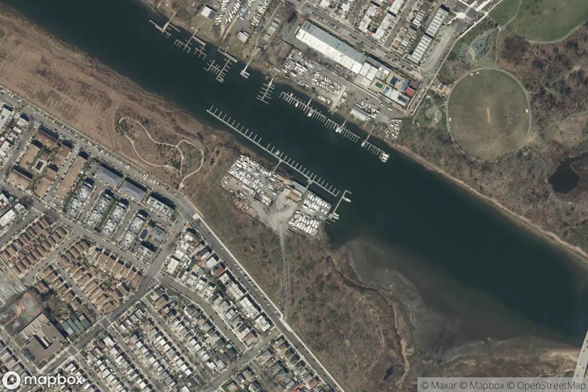 Satellite view of Marina at 40.6244, -73.9035