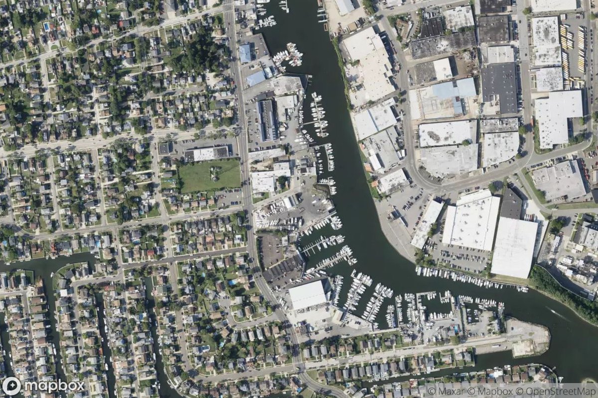 Satellite view of Marina at 40.6454, -73.5745