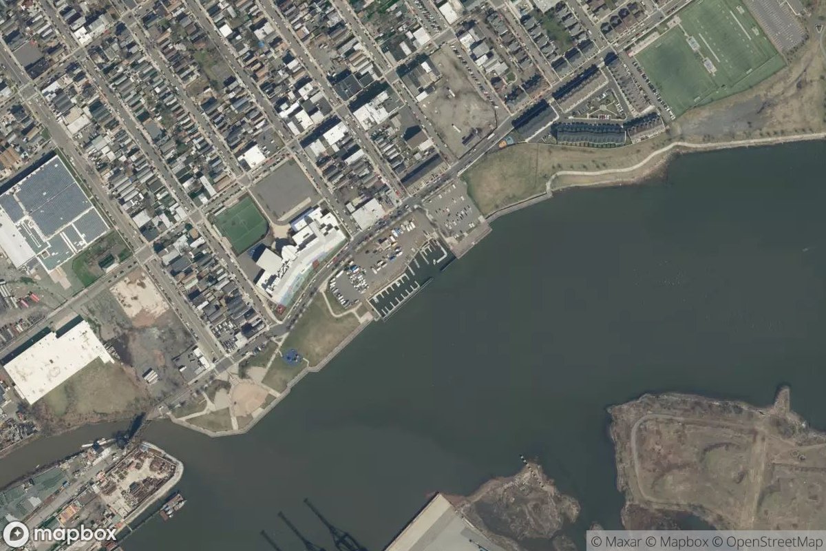 Satellite view of Marina at 40.6461, -74.1867