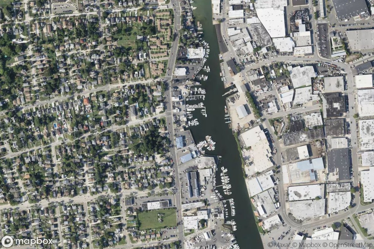 Satellite view of Marina at 40.6482, -73.5754