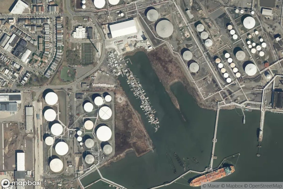 Satellite view of Marina at 40.6514, -74.1157