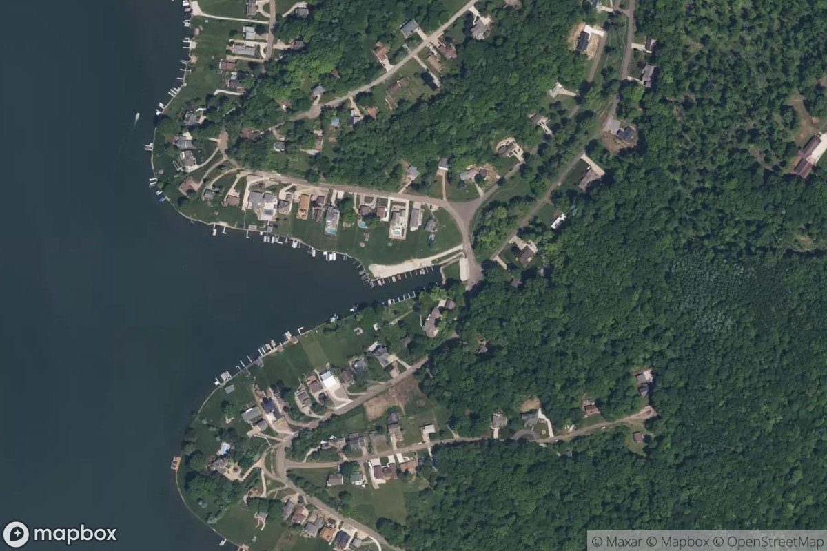 Satellite view of Marina at 40.6562, -81.1788