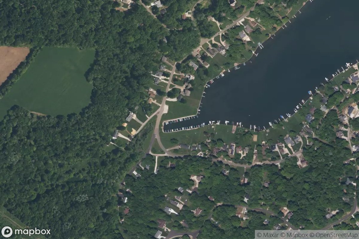 Satellite view of Marina at 40.6615, -81.2002