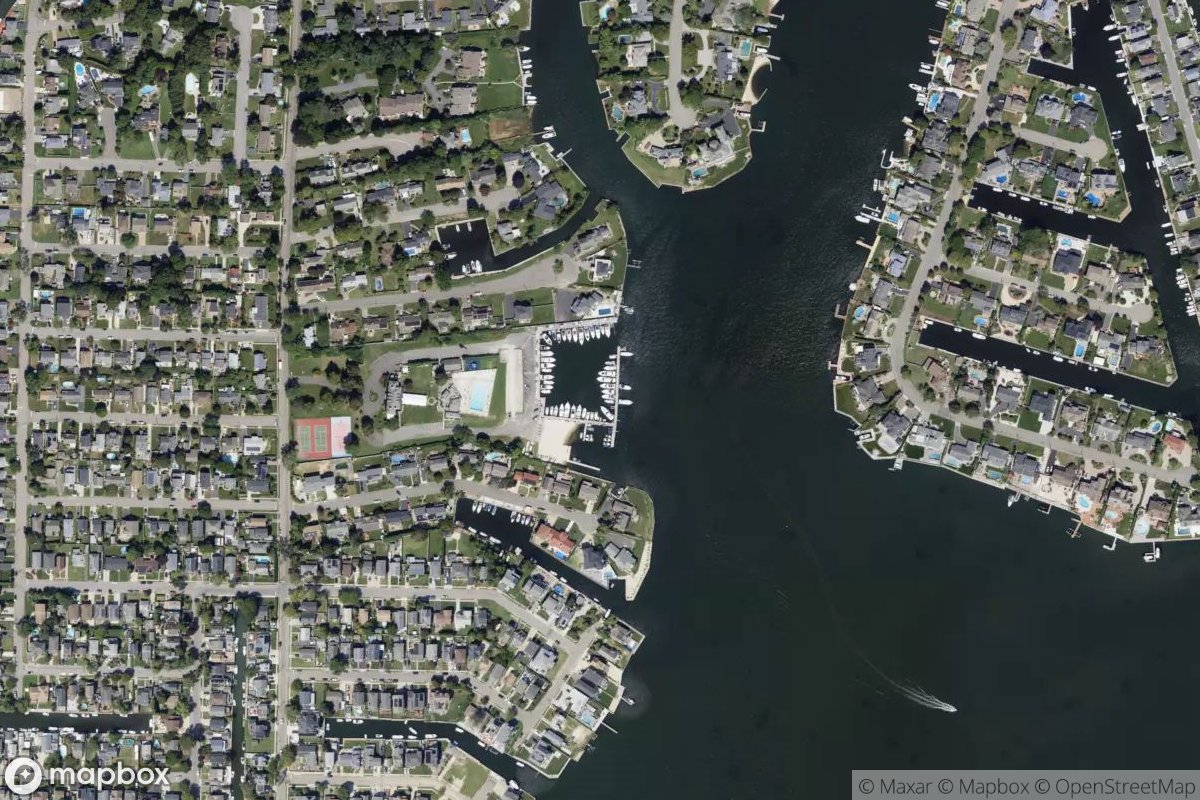 Satellite view of Marina at 40.6821, -73.3303