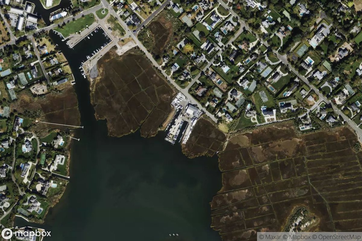 Satellite view of Marina at 40.8037, -72.6370