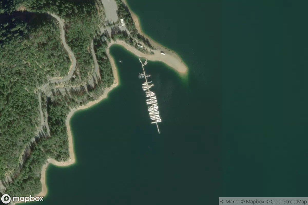 Satellite view of Marina at 40.8145, -122.7658