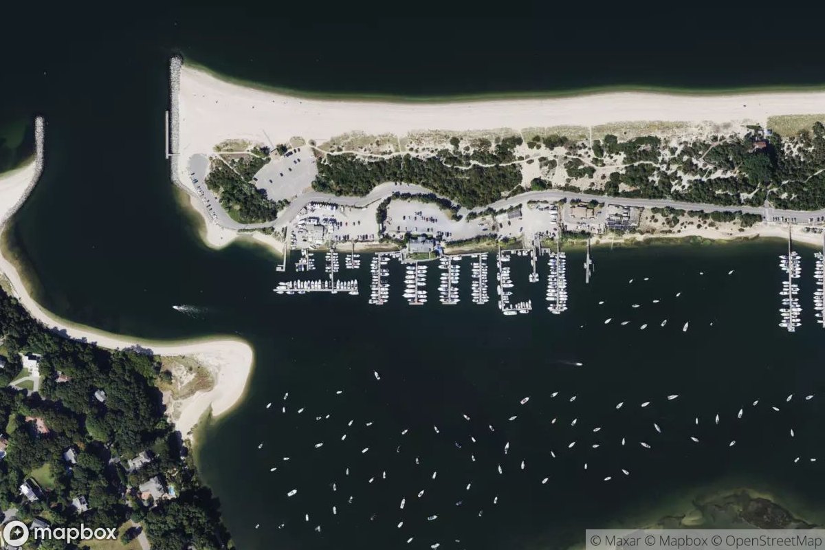Satellite view of Marina at 40.9631, -73.0390