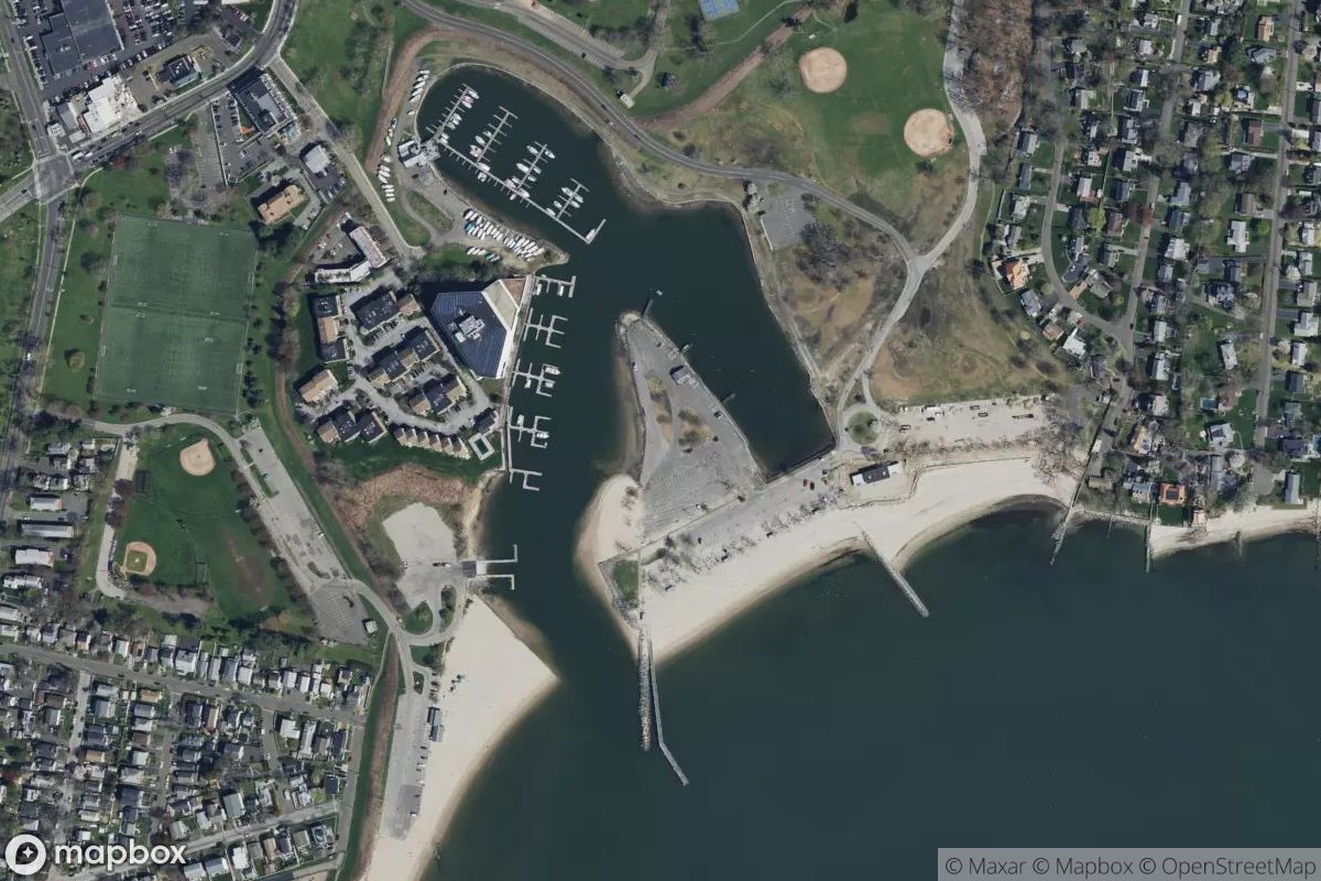 Satellite view of Marina at 41.0401, -73.5206
