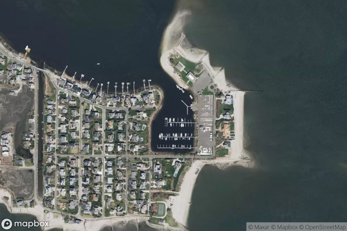 Satellite view of Marina at 41.0987, -73.3684