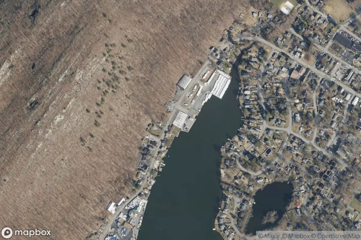 Satellite view of Marina at 41.2222, -74.3014
