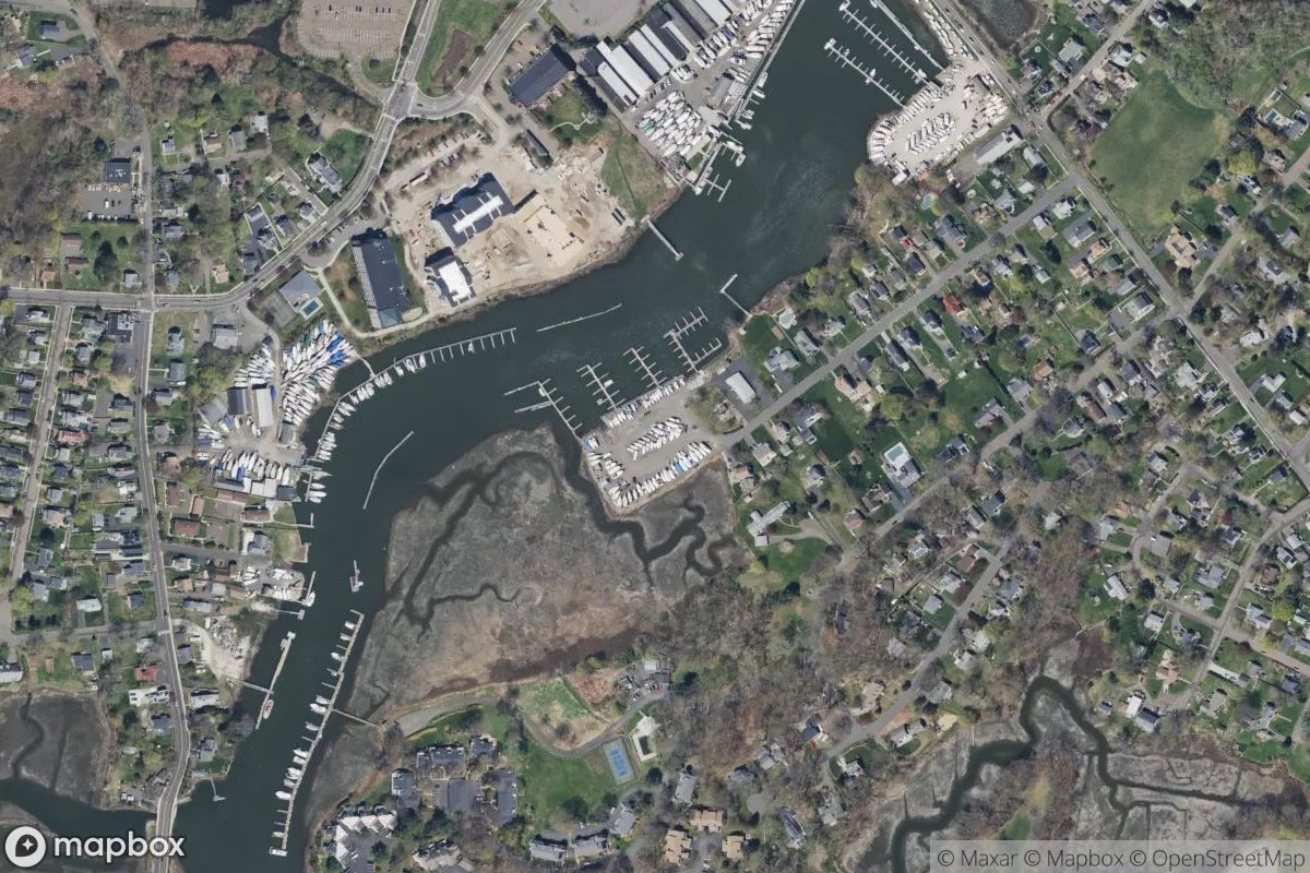 Satellite view of Marina at 41.2709, -72.8144