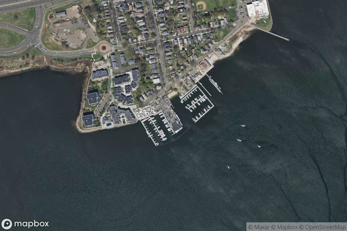 Satellite view of Marina at 41.2807, -72.9295