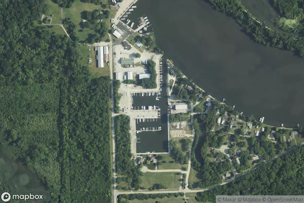Satellite view of Marina at 41.3823, -88.2478