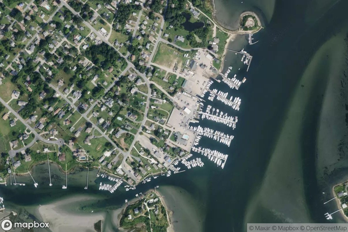 Satellite view of Marina at 41.3876, -71.5181