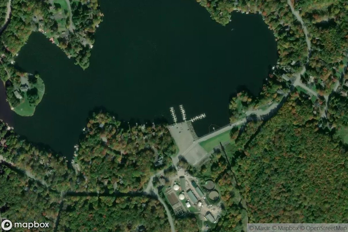Satellite view of Marina at 41.4233, -75.3472