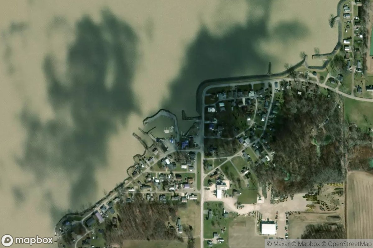 Satellite view of Marina at 41.4308, -82.9018