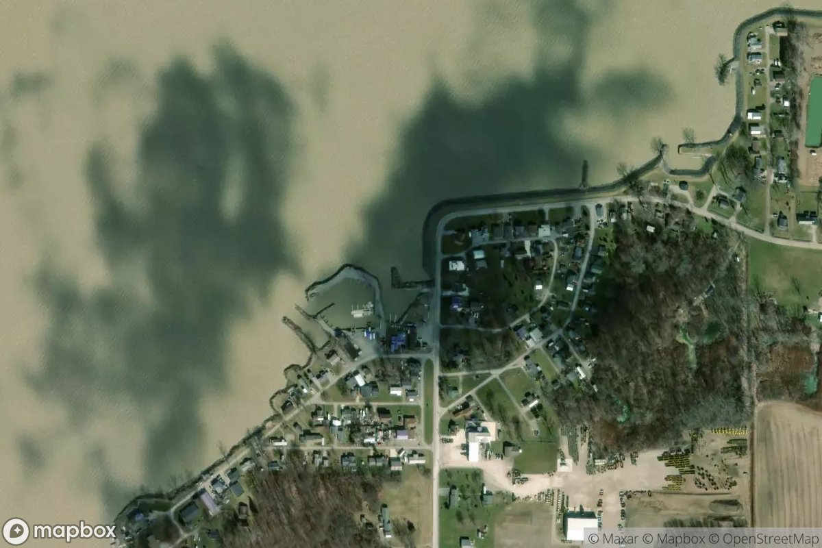 Satellite view of Marina at 41.4311, -82.9017