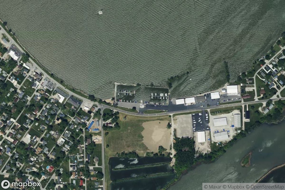 Satellite view of Marina at 41.4694, -82.8180