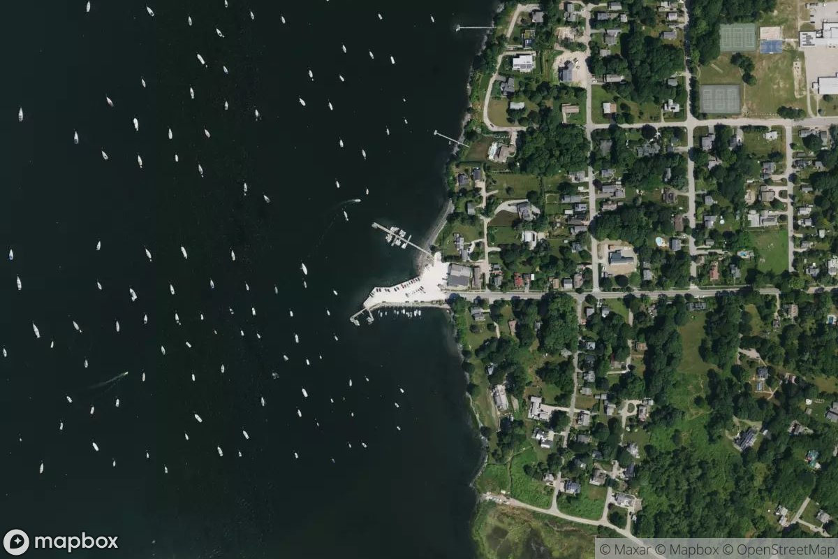 Satellite view of Marina at 41.4962, -71.3851