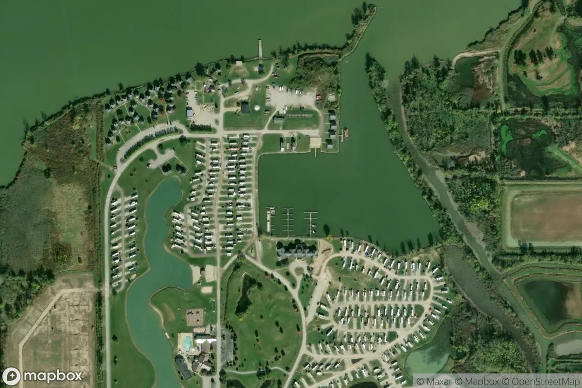 Satellite view of Marina at 41.5055, -83.0187