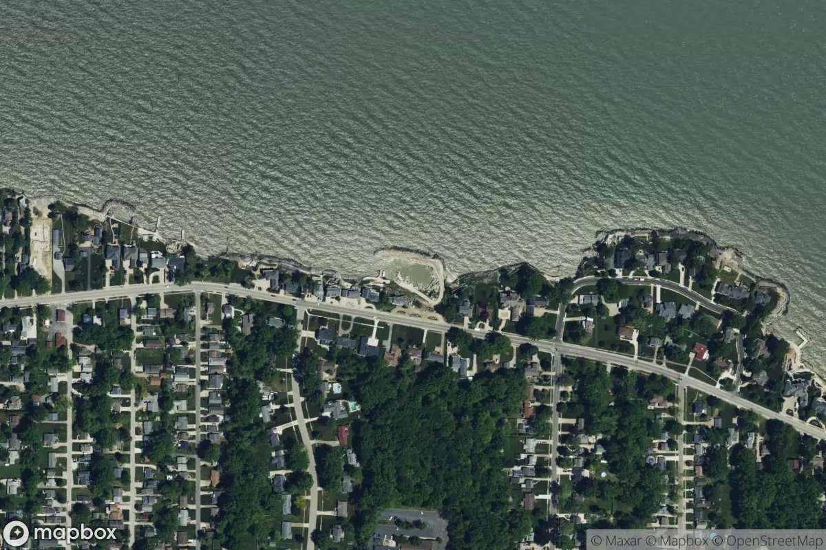 Satellite view of Marina at 41.5141, -81.9992