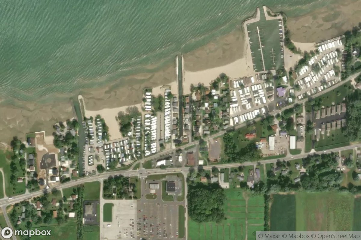 Satellite view of Marina at 41.5175, -82.9013