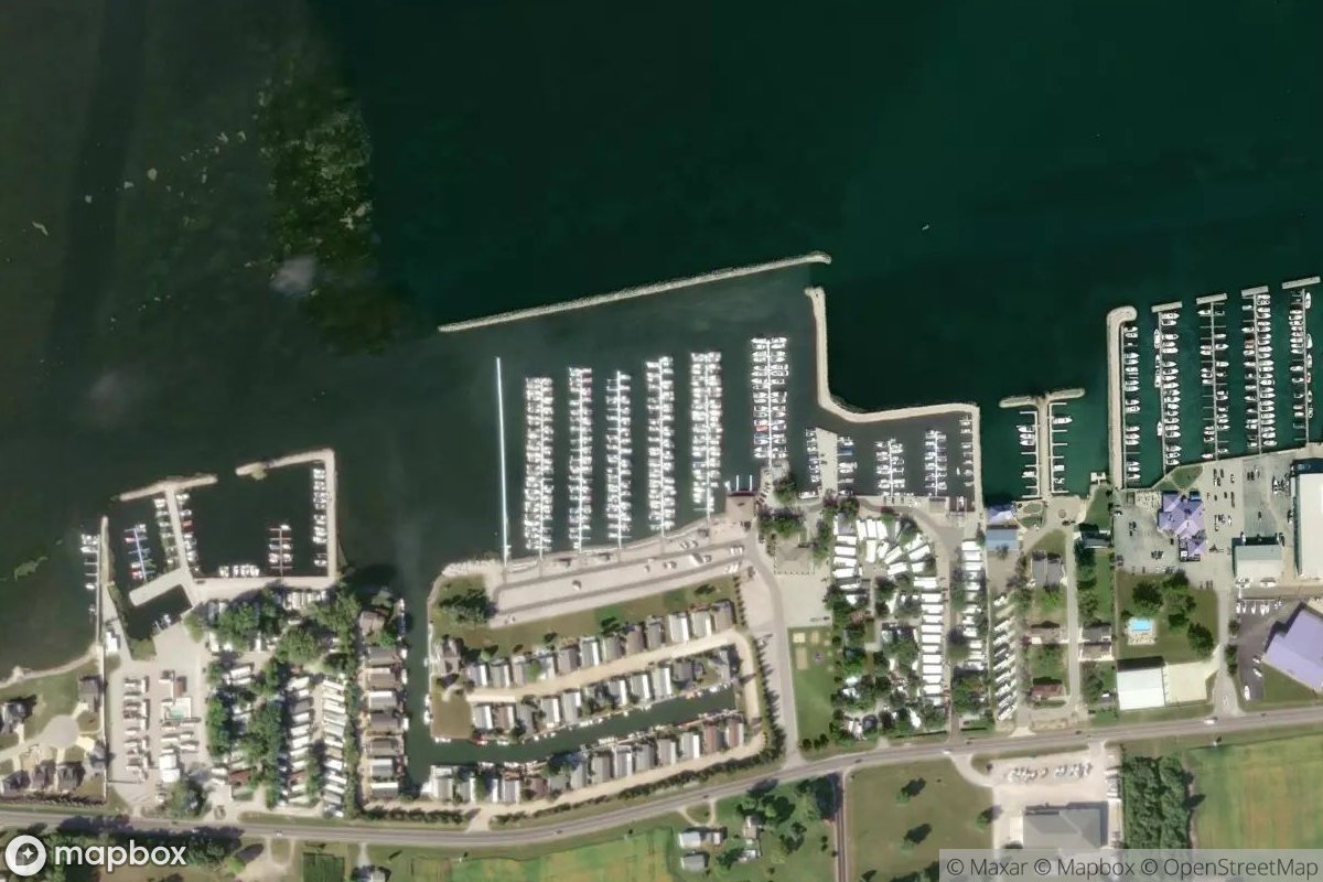Satellite view of Marina at 41.5338, -82.8099