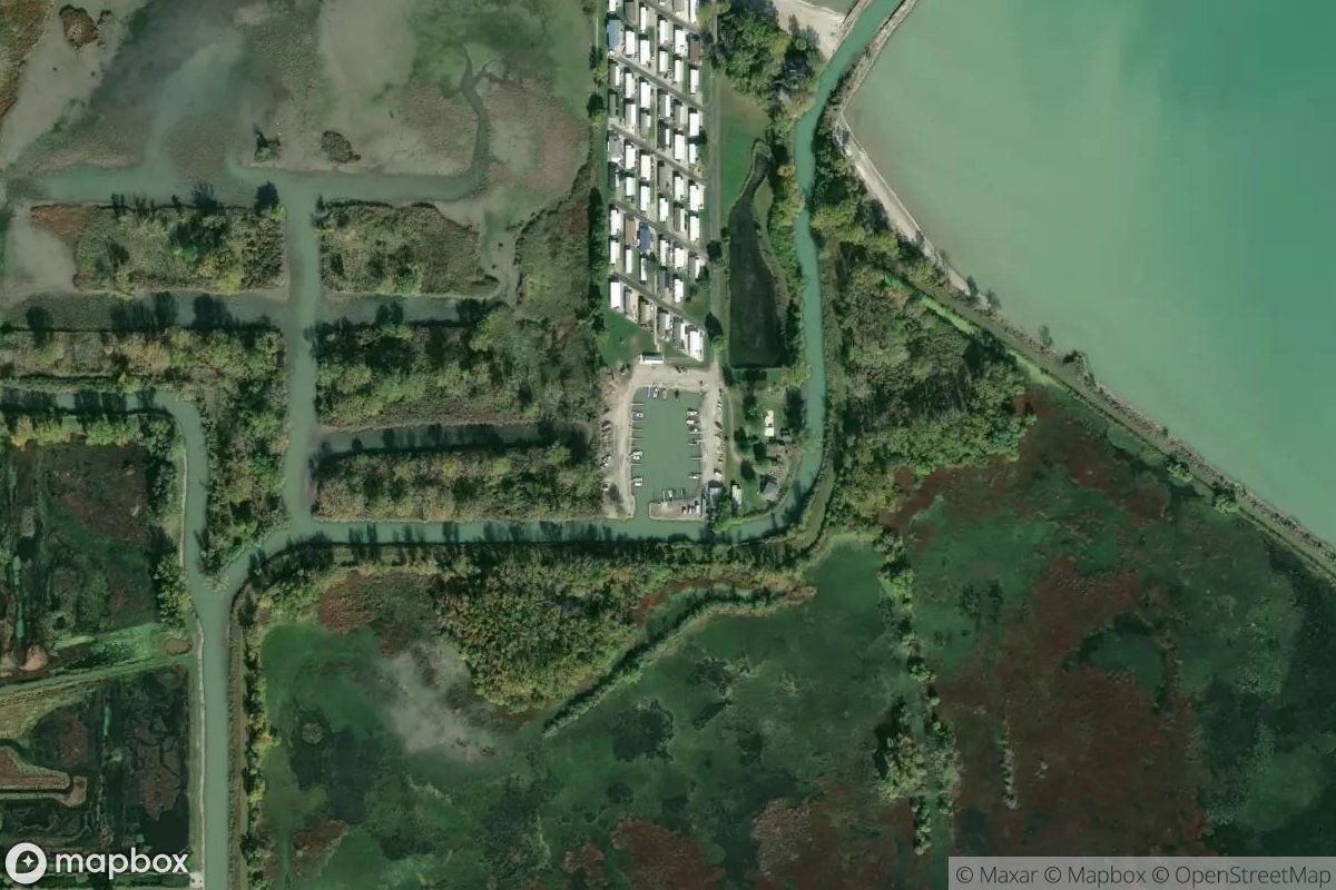 Satellite view of Marina at 41.5371, -83.0019