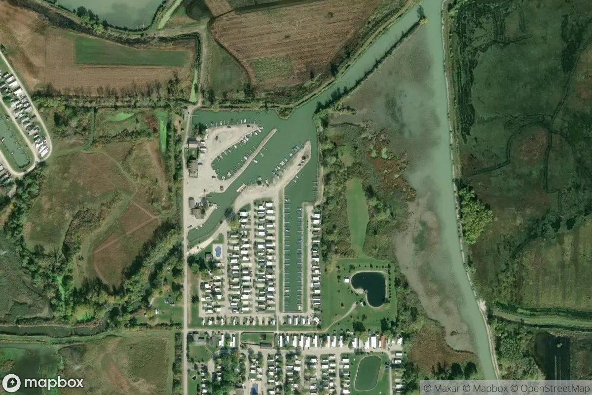 Satellite view of Marina at 41.5799, -83.0748