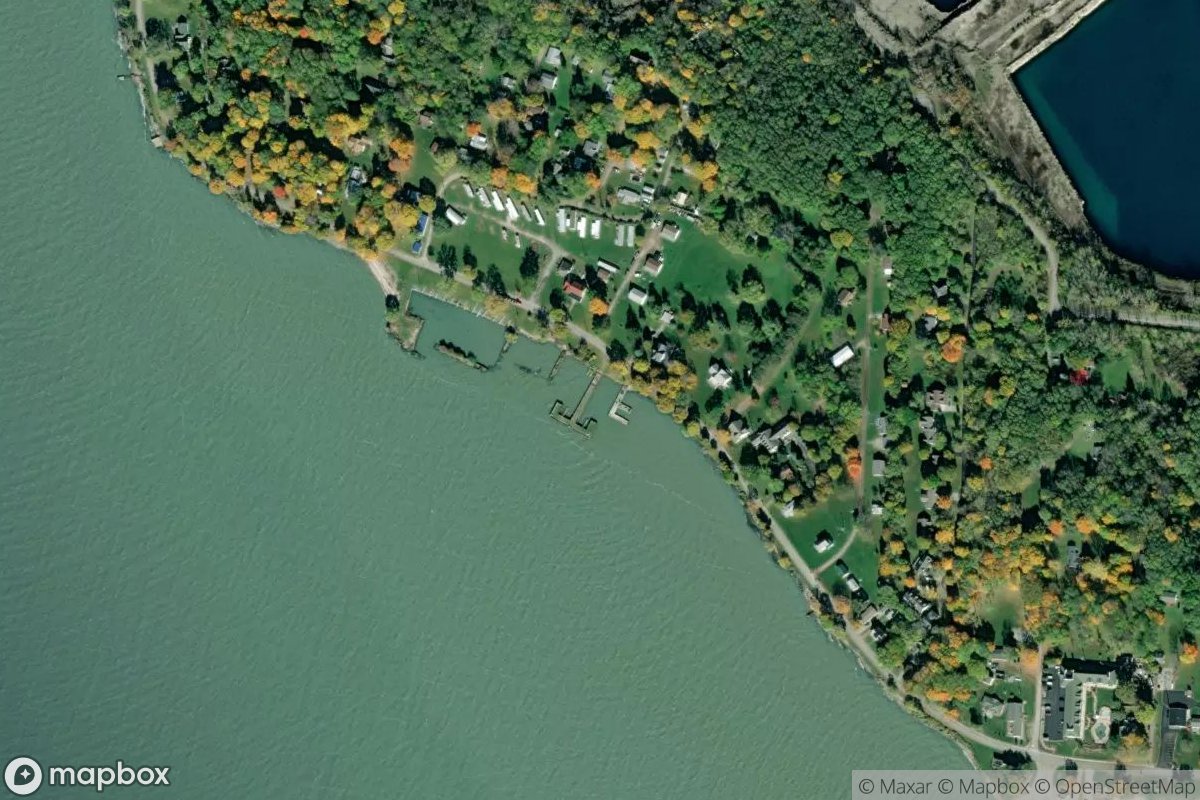 Satellite view of Marina at 41.5989, -82.7298