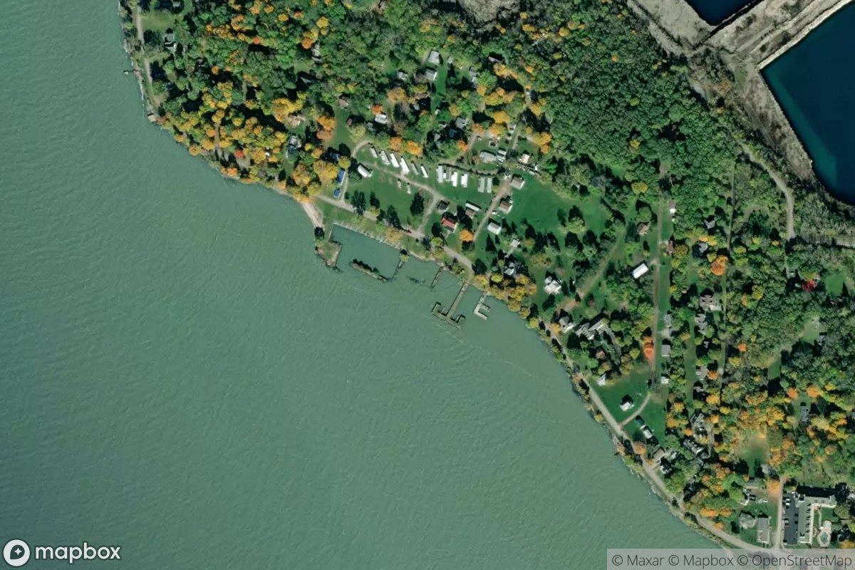Satellite view of Marina at 41.5991, -82.7304