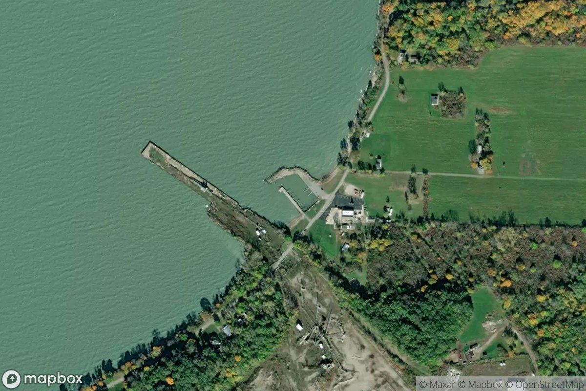 Satellite view of Marina at 41.6097, -82.7246