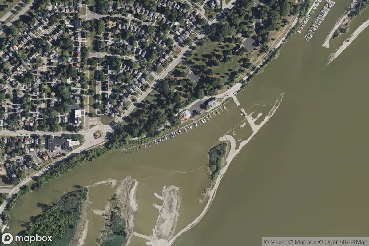 Satellite view of Marina at 41.6126, -83.5837