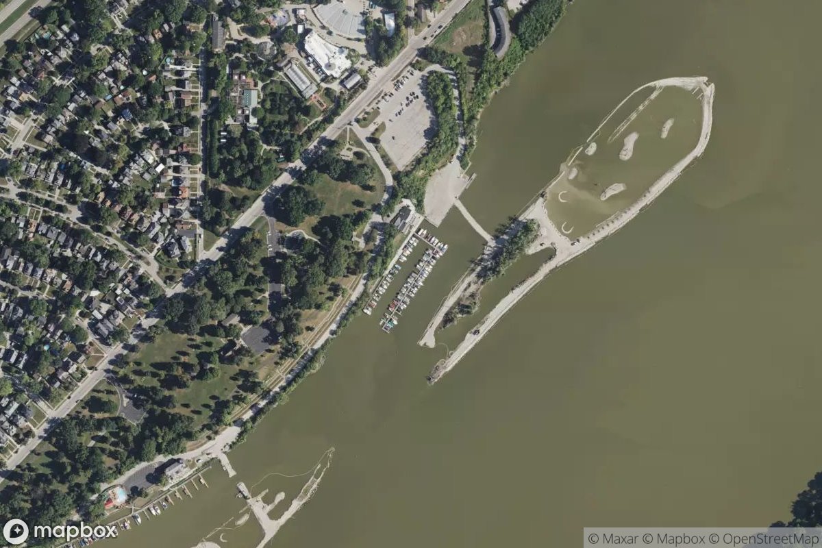 Satellite view of Marina at 41.6154, -83.5790