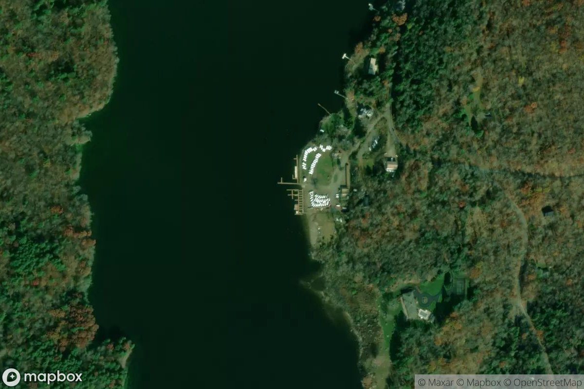 Satellite view of Marina at 41.6217, -74.7825