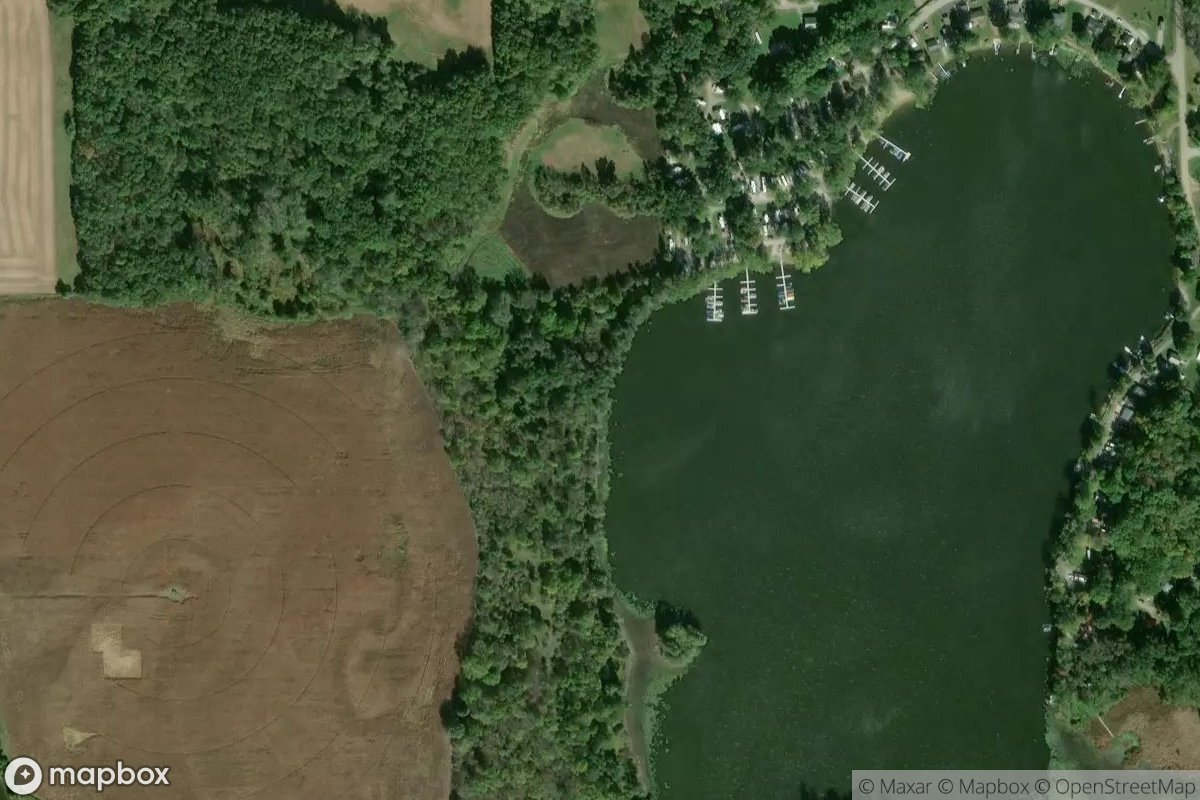 Satellite view of Marina at 41.6265, -85.0889